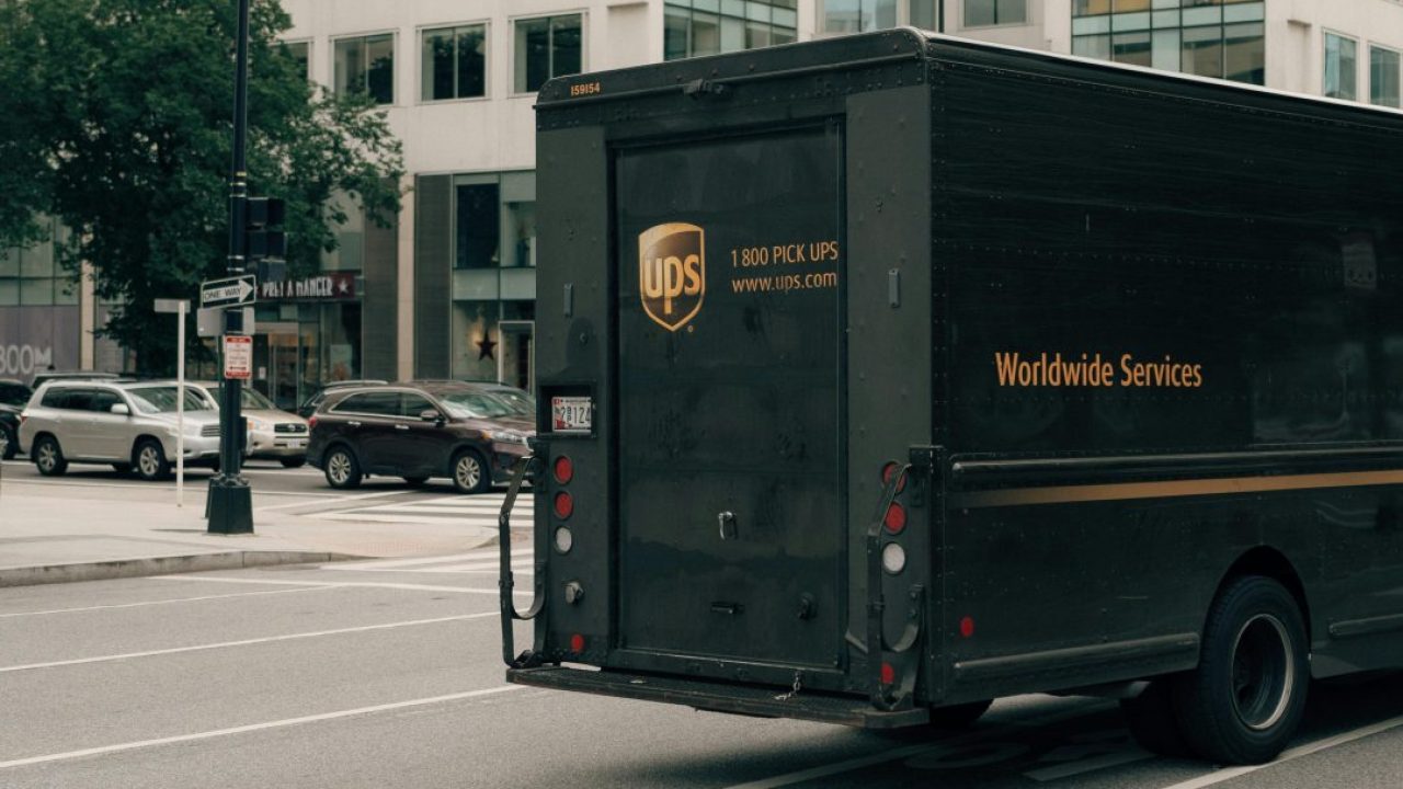 UPS delivery truck